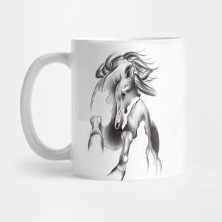 Bucking Horse Dancing in an Abstract Way Mug